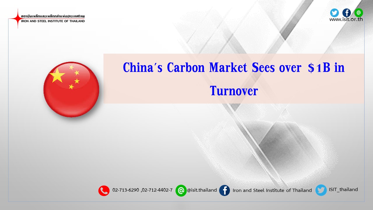 China's Carbon Market Sees over $1B in Turnover